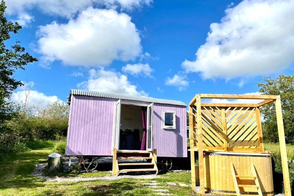 Lilac Tree Hut Тенби Экстерьер фото